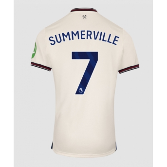 West Ham United Crysencio Summerville #7 Maglia Gara Trasferta Repliche 2025-26 Maniche Corte